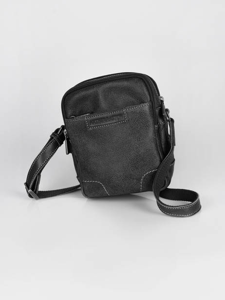 Cross Body Tas Joseph Leder Arthur & aston Zwart marco 7 ander zicht 4